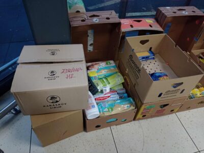 Sbírka potravin na zdrávce